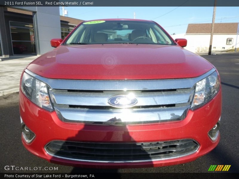 Red Candy Metallic / Camel 2011 Ford Fusion SEL