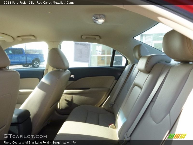 Red Candy Metallic / Camel 2011 Ford Fusion SEL