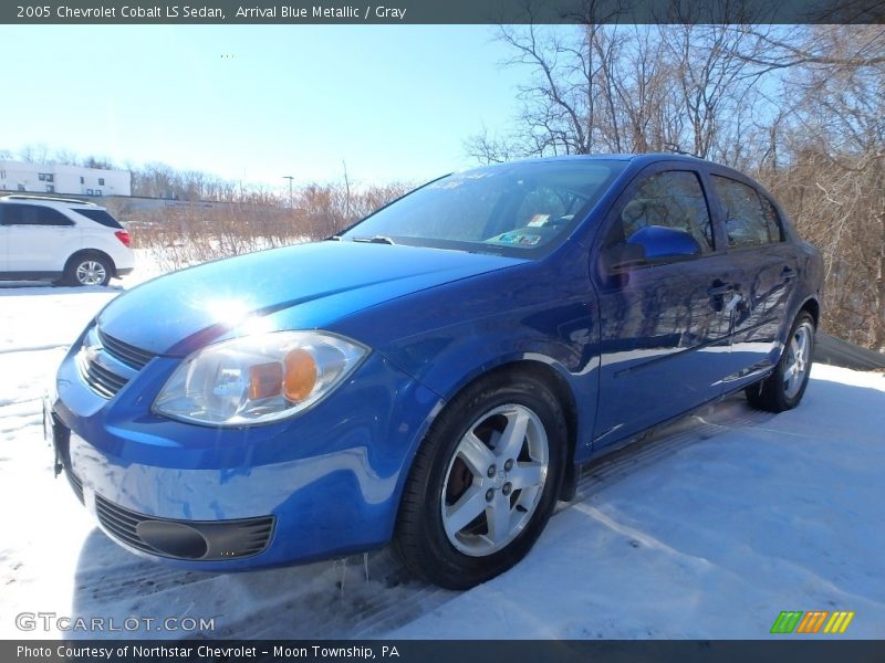 Arrival Blue Metallic / Gray 2005 Chevrolet Cobalt LS Sedan