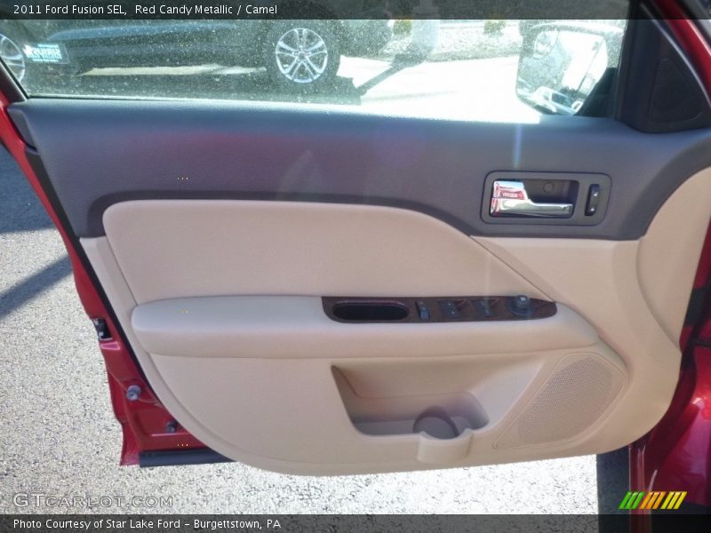 Red Candy Metallic / Camel 2011 Ford Fusion SEL