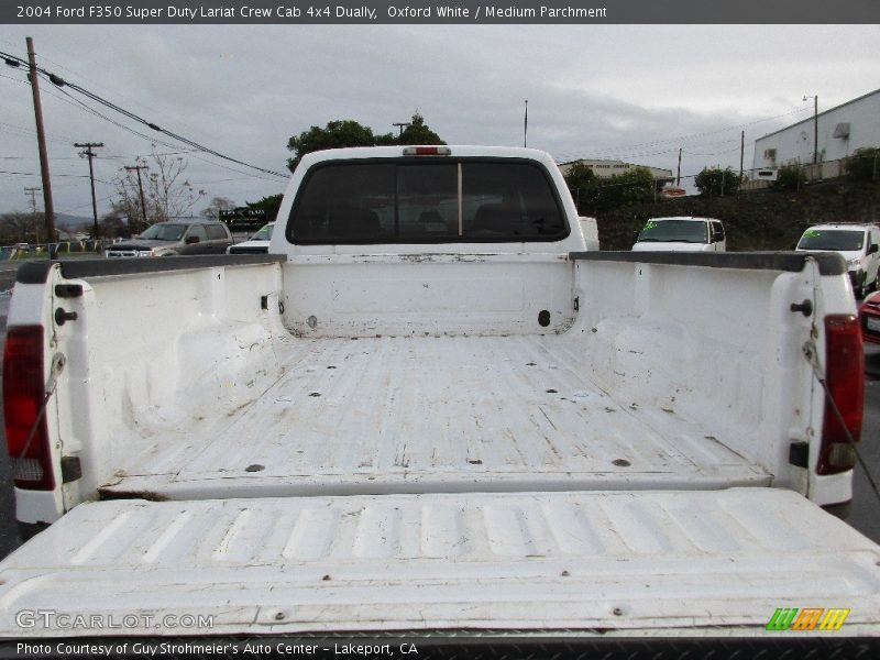 Oxford White / Medium Parchment 2004 Ford F350 Super Duty Lariat Crew Cab 4x4 Dually