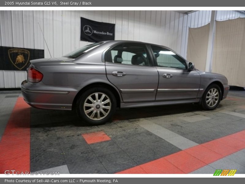 Steel Gray / Black 2005 Hyundai Sonata GLS V6
