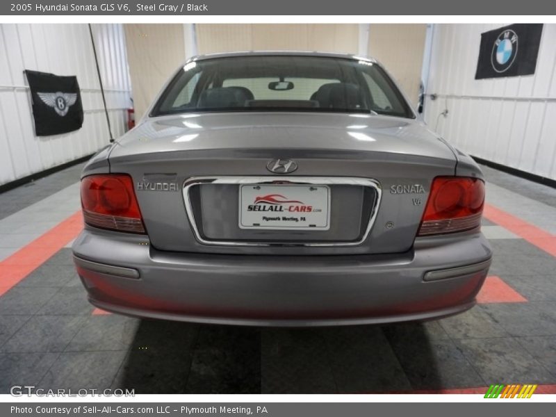 Steel Gray / Black 2005 Hyundai Sonata GLS V6