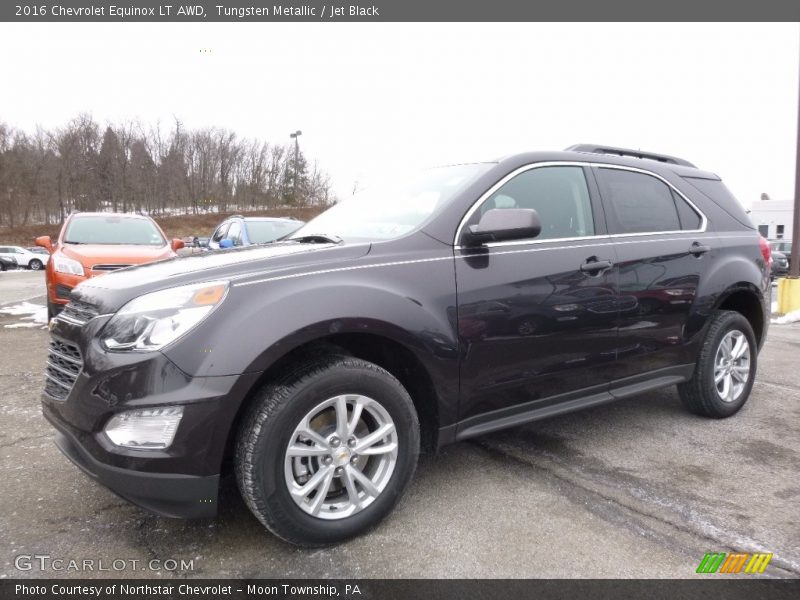 Tungsten Metallic / Jet Black 2016 Chevrolet Equinox LT AWD