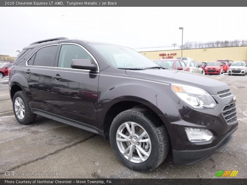 Tungsten Metallic / Jet Black 2016 Chevrolet Equinox LT AWD