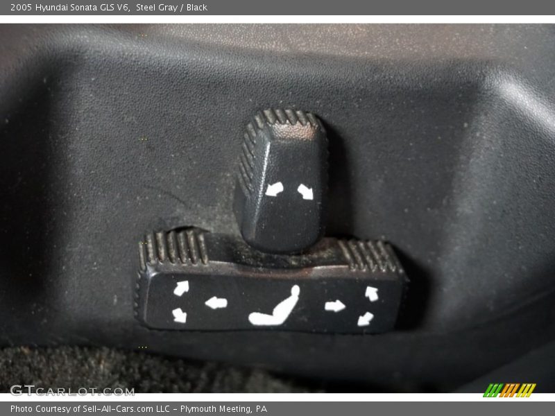 Steel Gray / Black 2005 Hyundai Sonata GLS V6