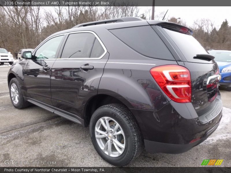 Tungsten Metallic / Jet Black 2016 Chevrolet Equinox LT AWD