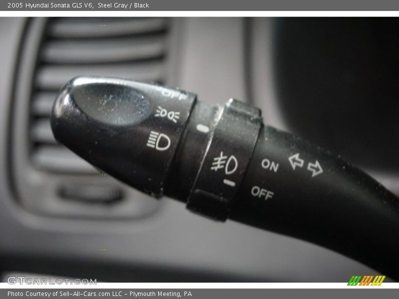 Steel Gray / Black 2005 Hyundai Sonata GLS V6