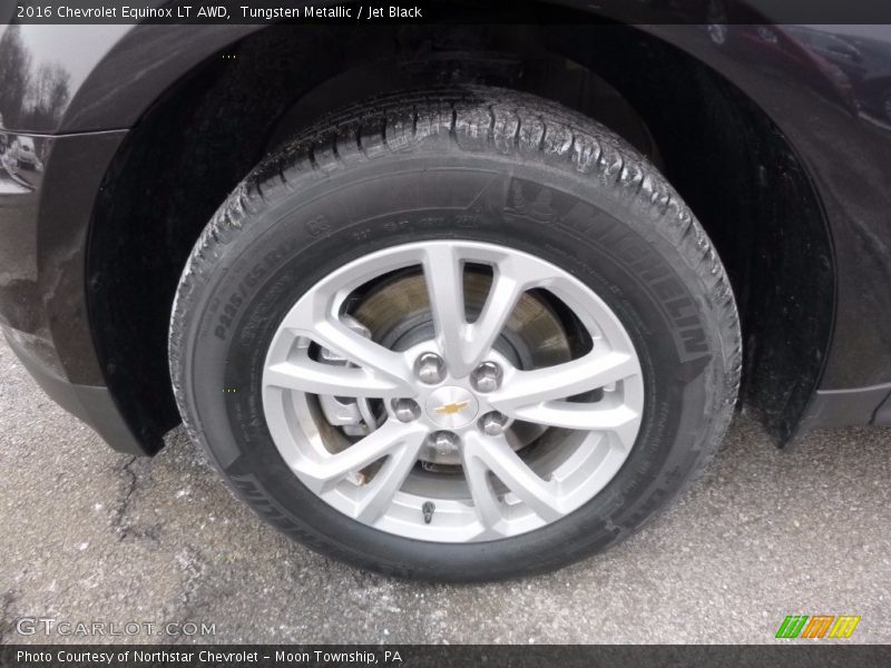Tungsten Metallic / Jet Black 2016 Chevrolet Equinox LT AWD