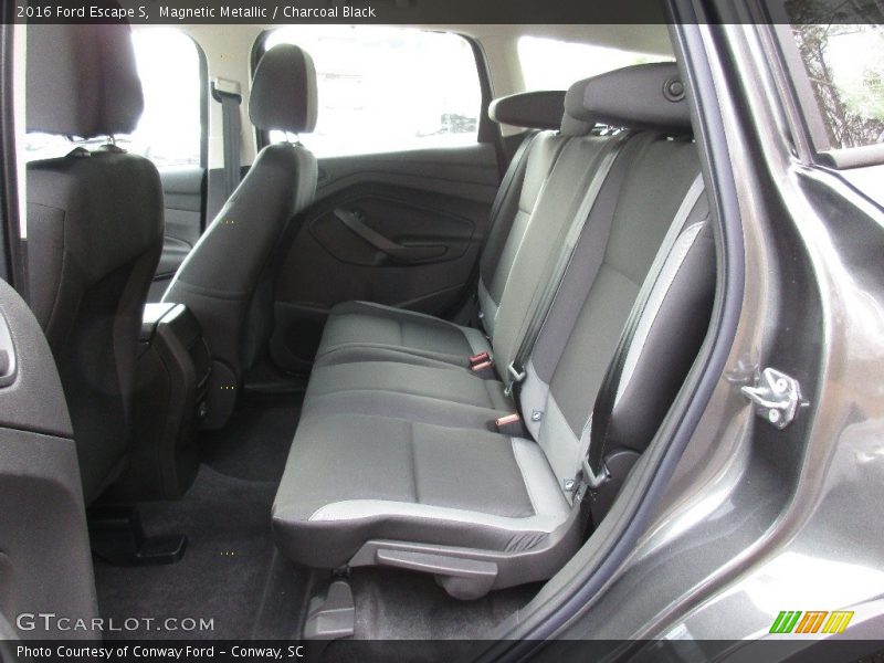 Magnetic Metallic / Charcoal Black 2016 Ford Escape S
