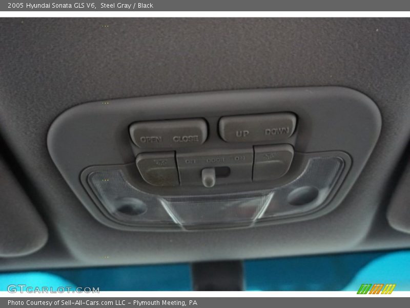 Steel Gray / Black 2005 Hyundai Sonata GLS V6