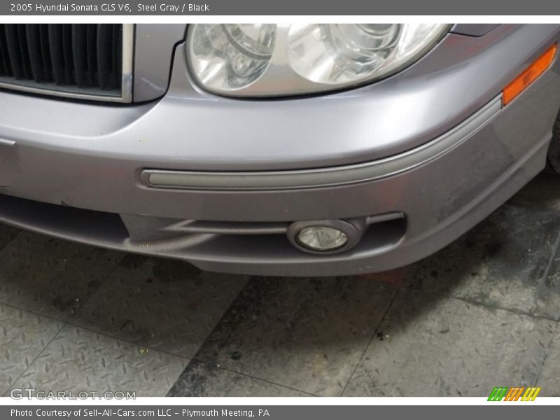 Steel Gray / Black 2005 Hyundai Sonata GLS V6