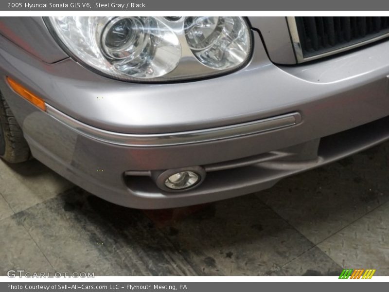 Steel Gray / Black 2005 Hyundai Sonata GLS V6