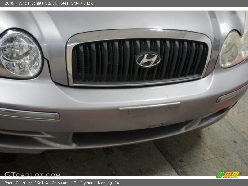 Steel Gray / Black 2005 Hyundai Sonata GLS V6
