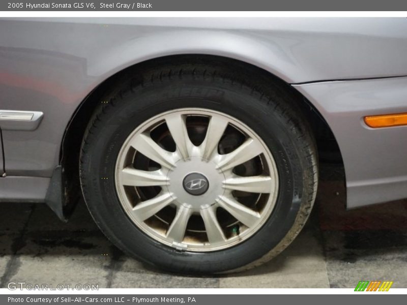 Steel Gray / Black 2005 Hyundai Sonata GLS V6