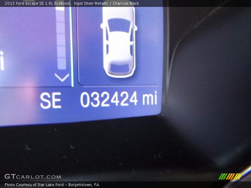 Ingot Silver Metallic / Charcoal Black 2013 Ford Escape SE 1.6L EcoBoost