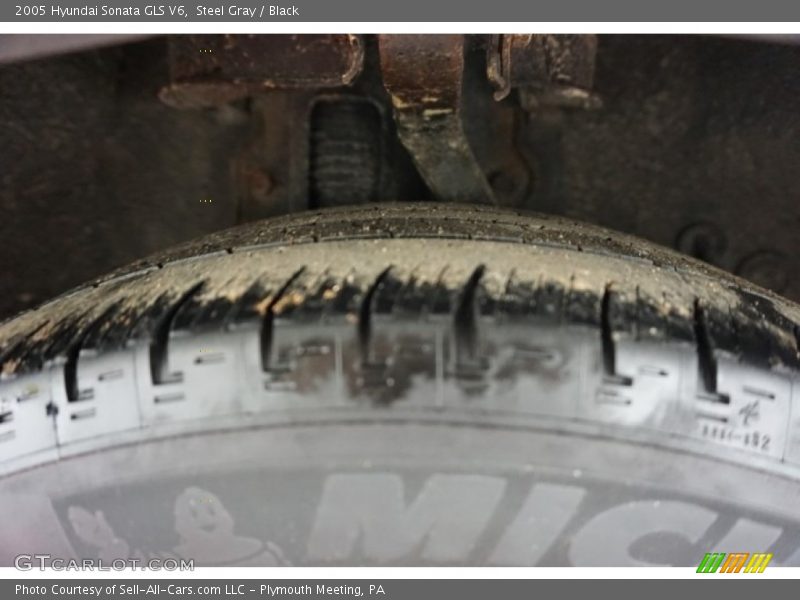Steel Gray / Black 2005 Hyundai Sonata GLS V6