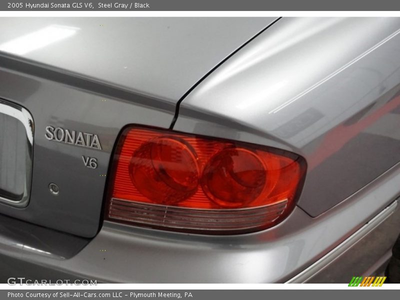 Steel Gray / Black 2005 Hyundai Sonata GLS V6