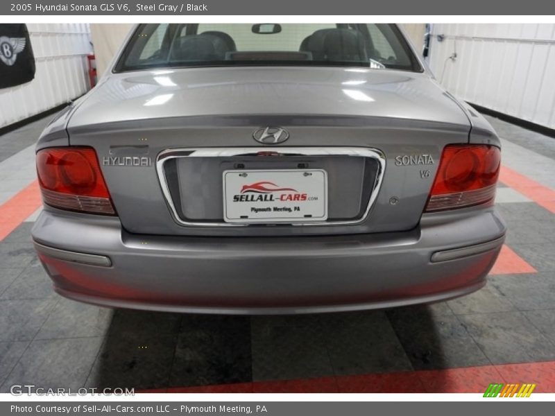 Steel Gray / Black 2005 Hyundai Sonata GLS V6