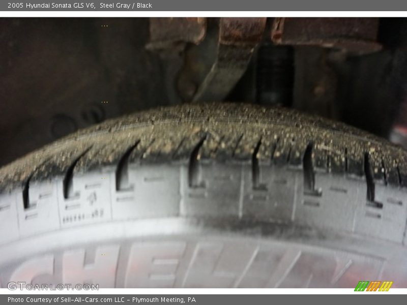 Steel Gray / Black 2005 Hyundai Sonata GLS V6