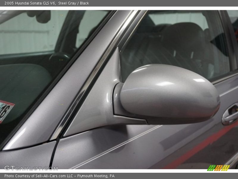 Steel Gray / Black 2005 Hyundai Sonata GLS V6