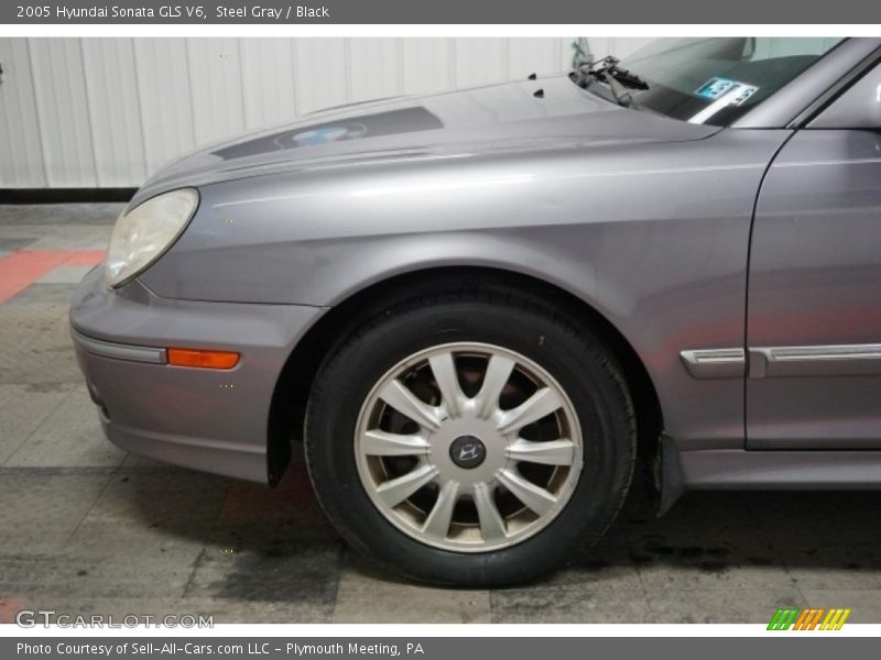 Steel Gray / Black 2005 Hyundai Sonata GLS V6