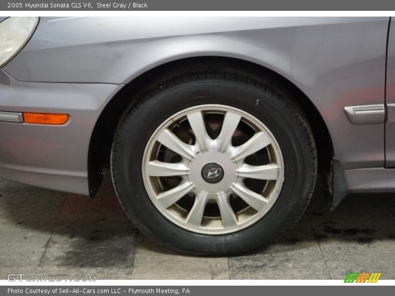 Steel Gray / Black 2005 Hyundai Sonata GLS V6