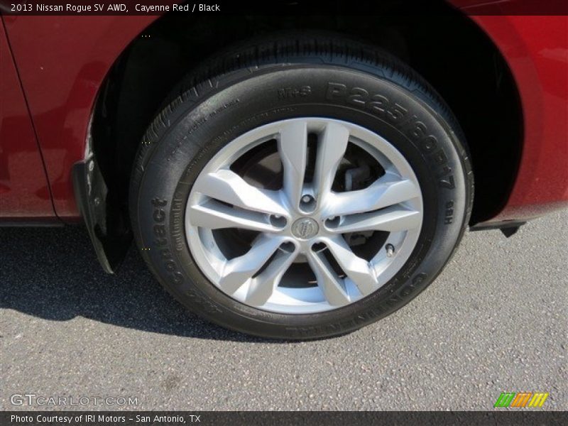Cayenne Red / Black 2013 Nissan Rogue SV AWD