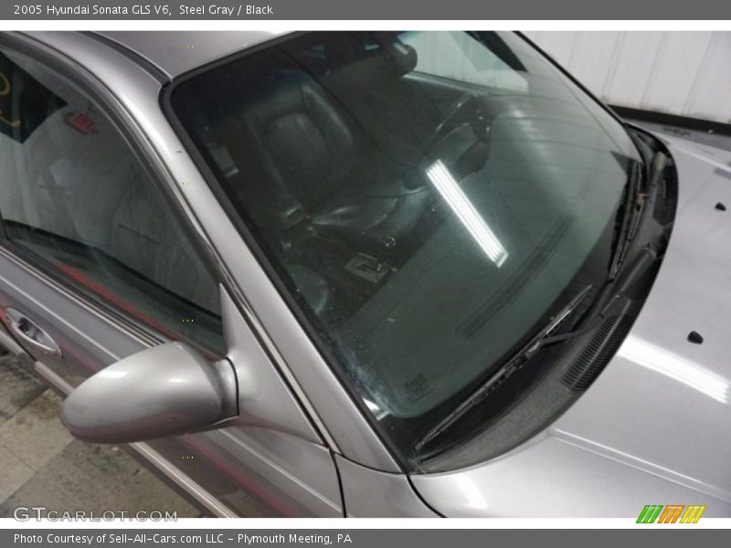 Steel Gray / Black 2005 Hyundai Sonata GLS V6