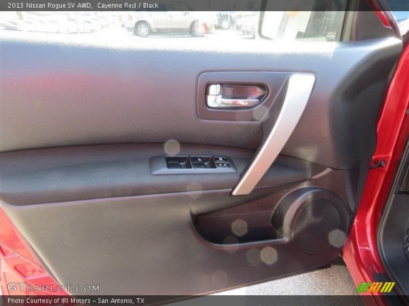 Cayenne Red / Black 2013 Nissan Rogue SV AWD