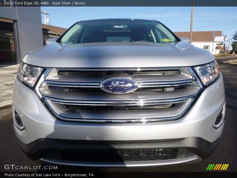 Ingot Silver / Ebony 2016 Ford Edge SEL AWD