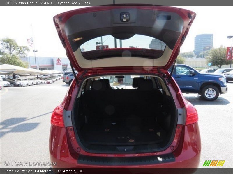 Cayenne Red / Black 2013 Nissan Rogue SV AWD