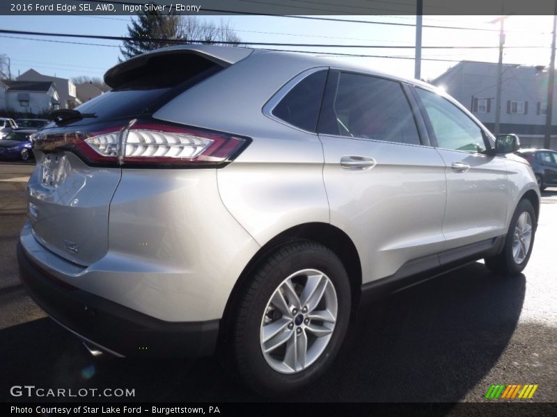 Ingot Silver / Ebony 2016 Ford Edge SEL AWD