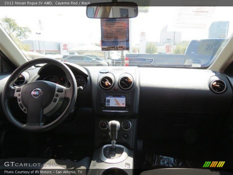 Cayenne Red / Black 2013 Nissan Rogue SV AWD