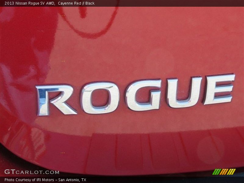 Cayenne Red / Black 2013 Nissan Rogue SV AWD