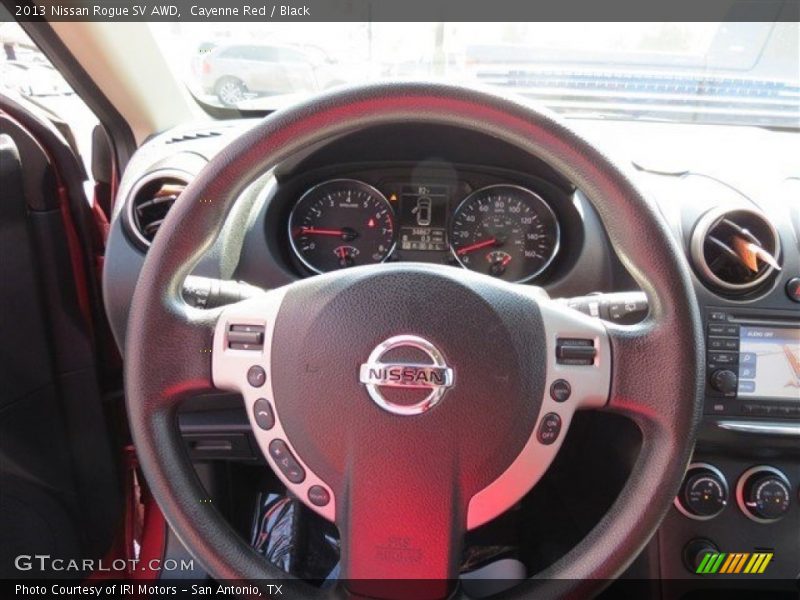 Cayenne Red / Black 2013 Nissan Rogue SV AWD