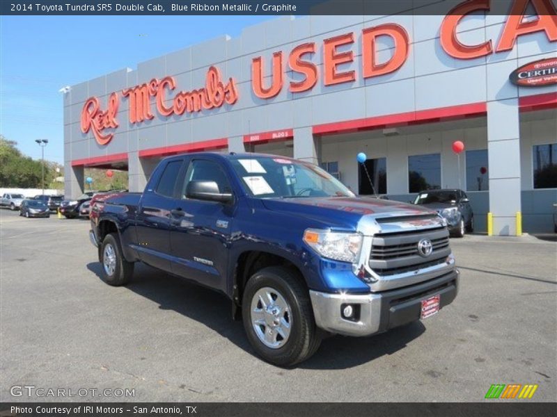 Blue Ribbon Metallic / Graphite 2014 Toyota Tundra SR5 Double Cab