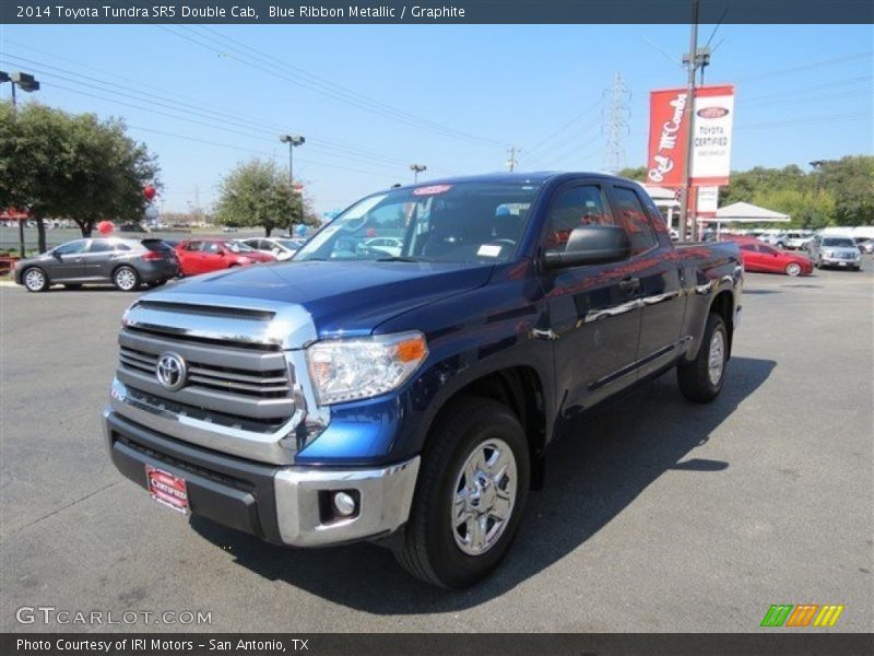 Blue Ribbon Metallic / Graphite 2014 Toyota Tundra SR5 Double Cab