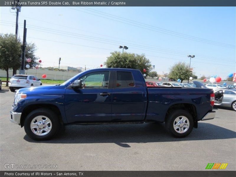 Blue Ribbon Metallic / Graphite 2014 Toyota Tundra SR5 Double Cab
