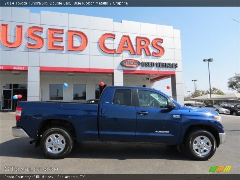 Blue Ribbon Metallic / Graphite 2014 Toyota Tundra SR5 Double Cab