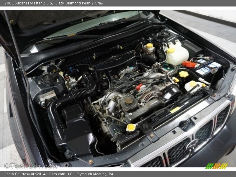 Black Diamond Pearl / Gray 2001 Subaru Forester 2.5 S