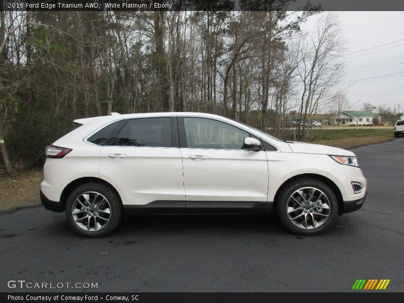  2016 Edge Titanium AWD White Platinum