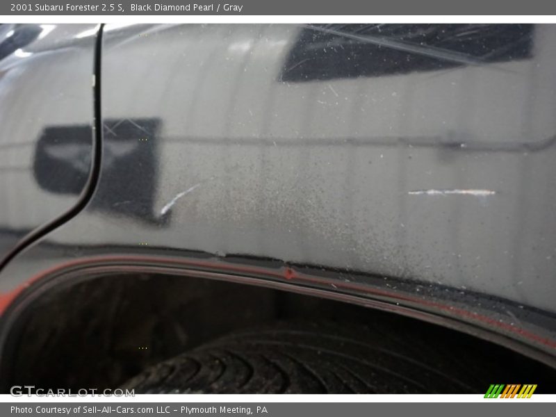 Black Diamond Pearl / Gray 2001 Subaru Forester 2.5 S