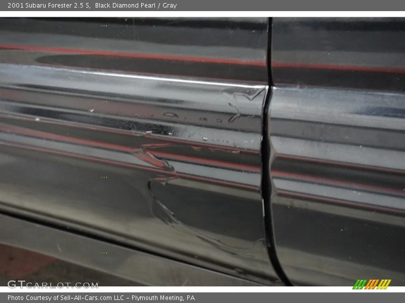 Black Diamond Pearl / Gray 2001 Subaru Forester 2.5 S