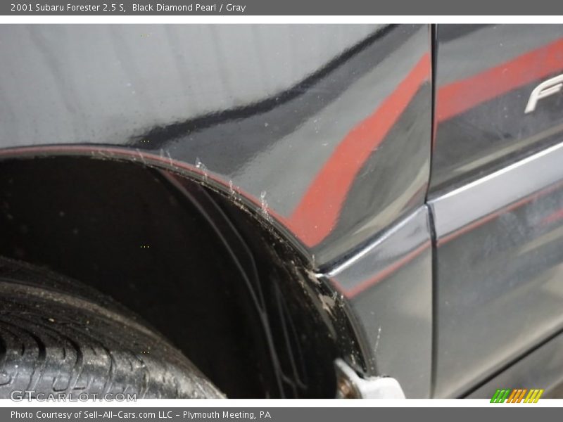 Black Diamond Pearl / Gray 2001 Subaru Forester 2.5 S