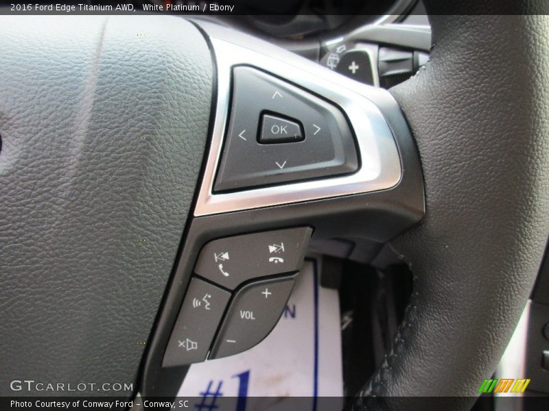 Controls of 2016 Edge Titanium AWD