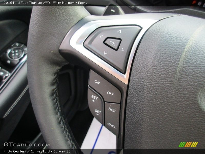 Controls of 2016 Edge Titanium AWD