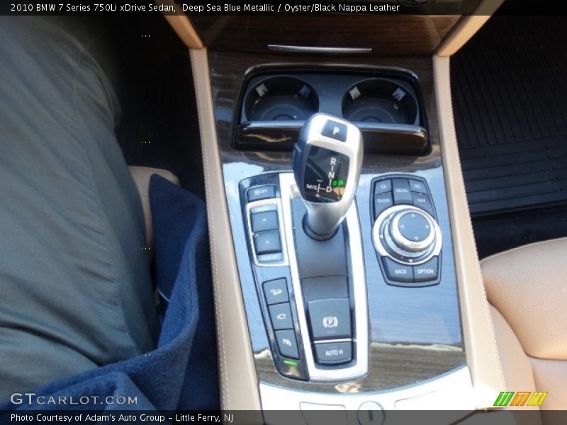 Deep Sea Blue Metallic / Oyster/Black Nappa Leather 2010 BMW 7 Series 750Li xDrive Sedan