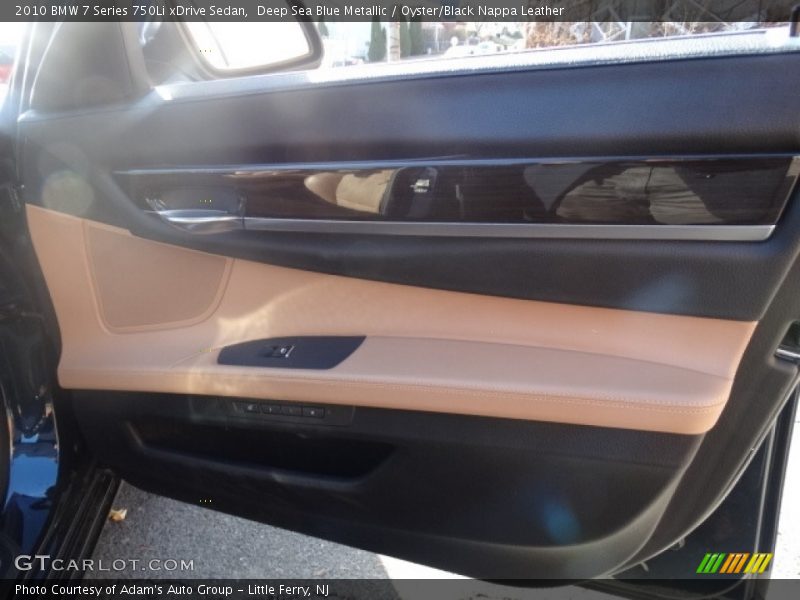 Deep Sea Blue Metallic / Oyster/Black Nappa Leather 2010 BMW 7 Series 750Li xDrive Sedan