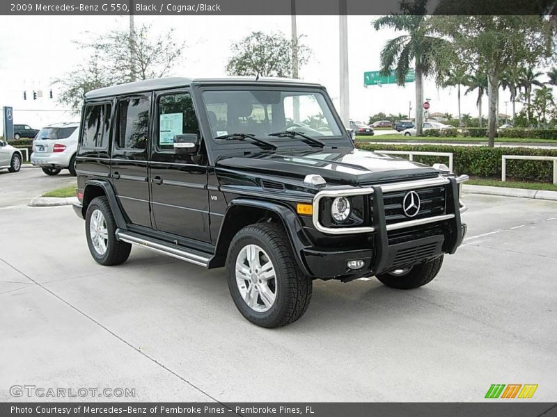 Black / Cognac/Black 2009 Mercedes-Benz G 550